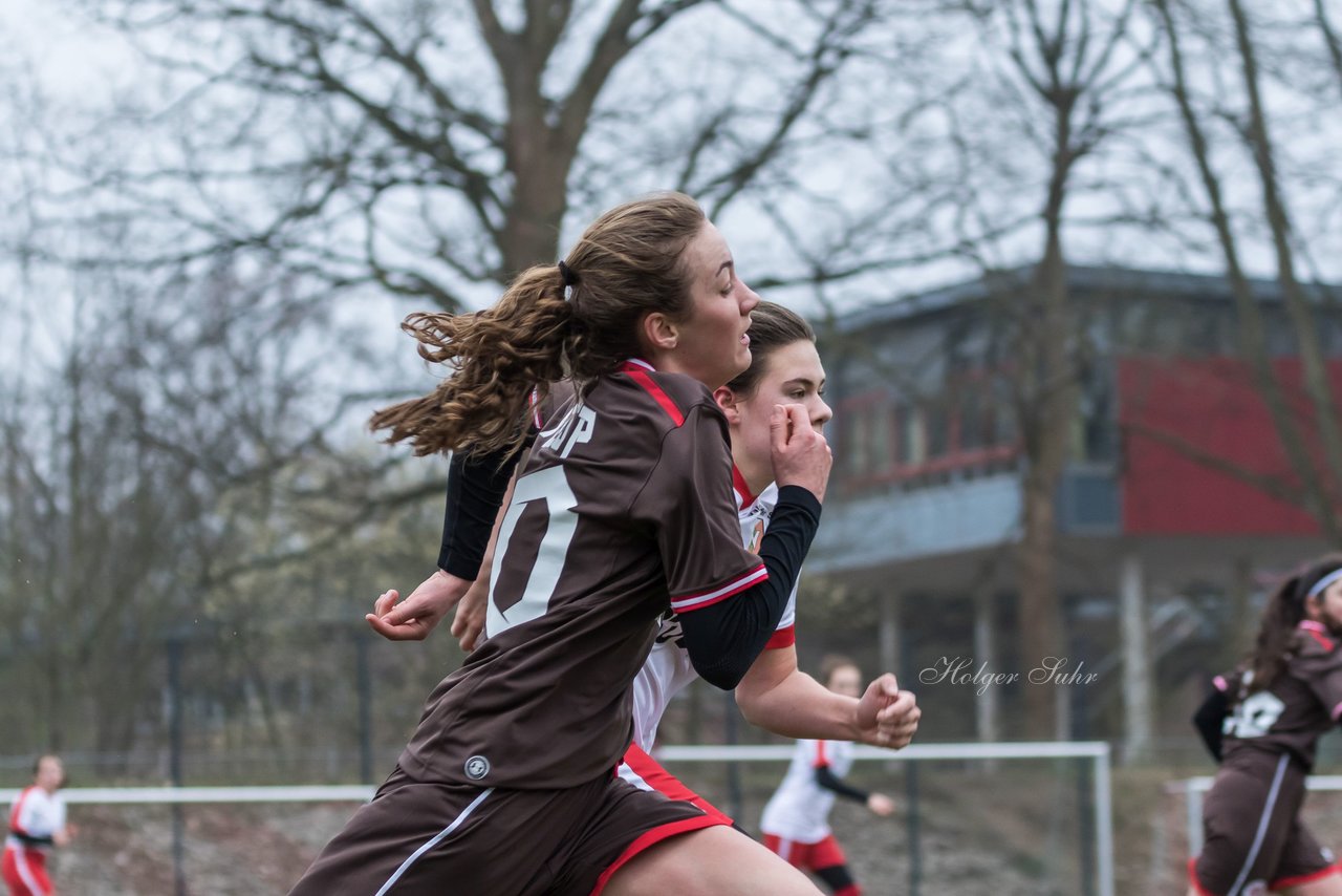 Bild 209 - B-Juniorinnen Walddoerfer - St.Pauli : Ergebnis: 4:1